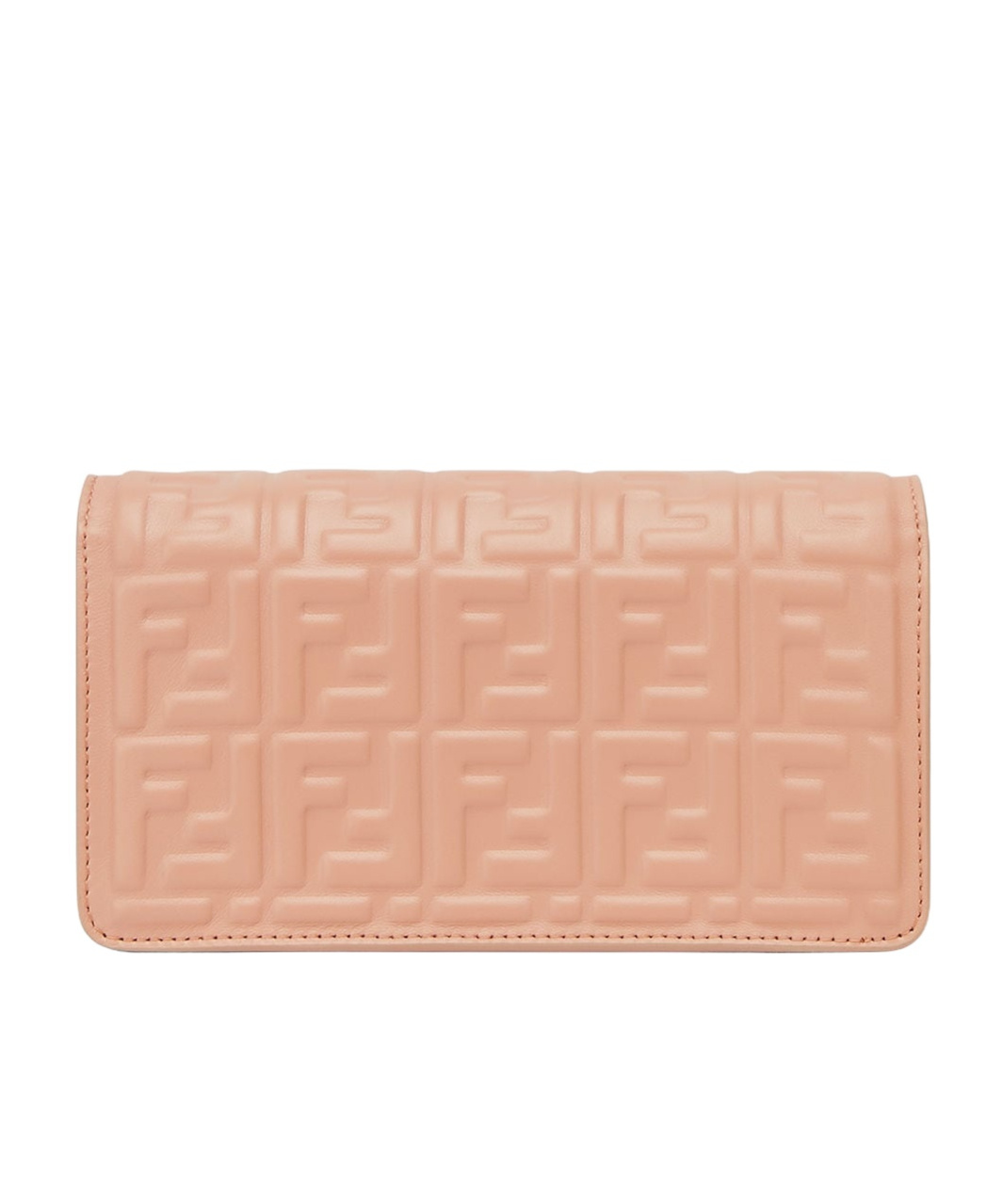 Fendi Chain Rectangular Shoulder Bag In Nude