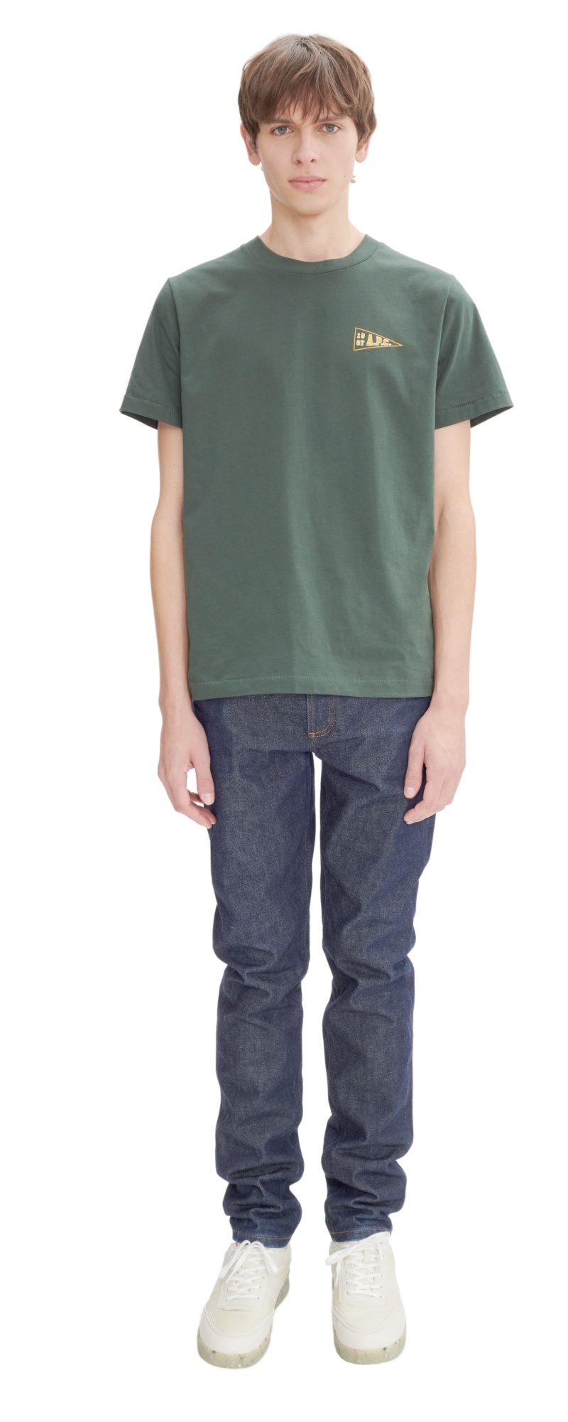 Apc Logo-print T-shirt In Black