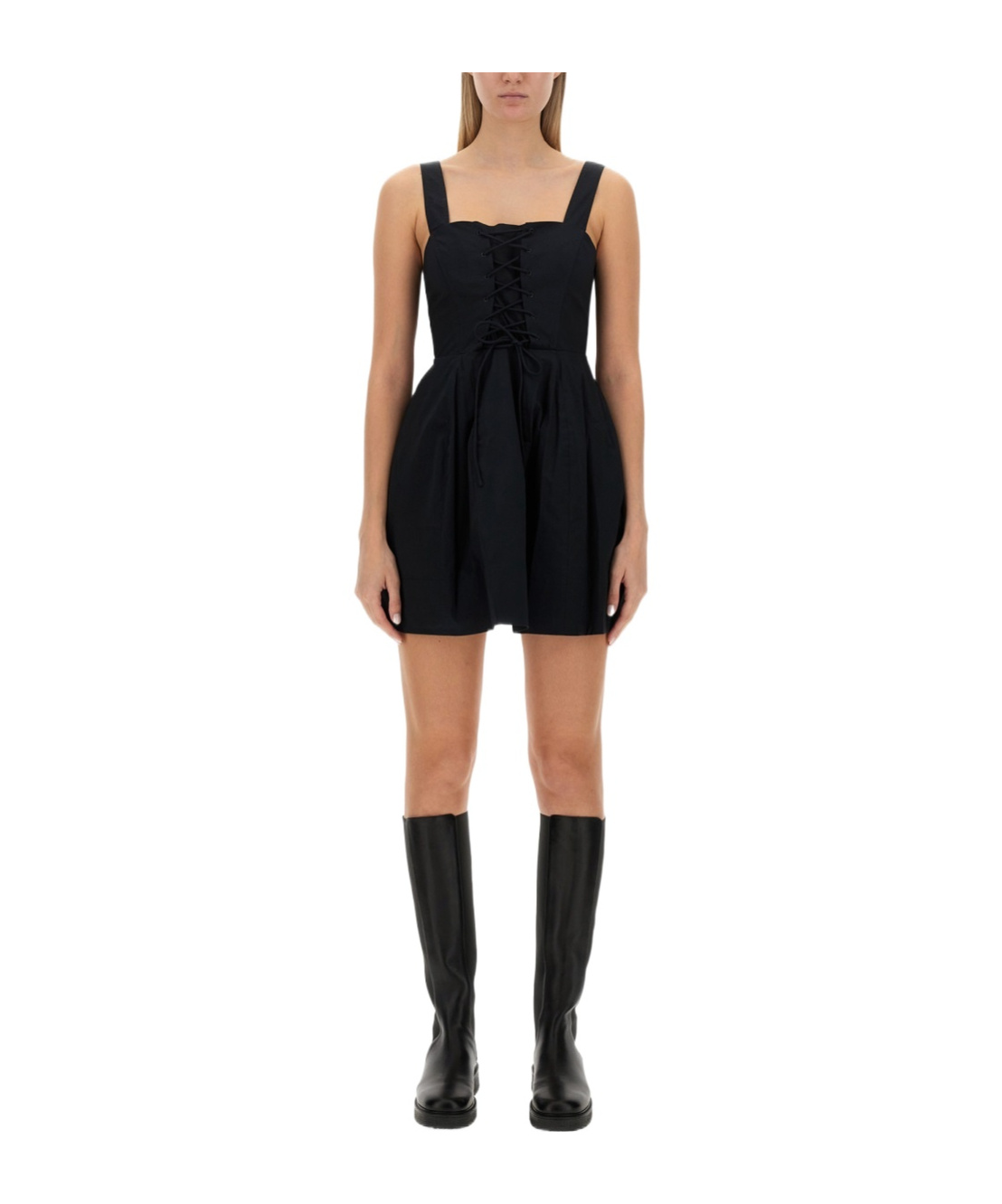 STAUD STAUD SUTTON MINI SLIP DRESS 