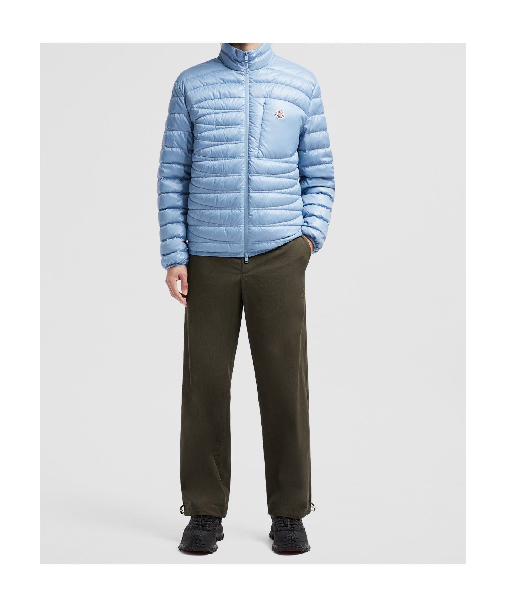 Moncler Leveche Padded Jacket In Blue