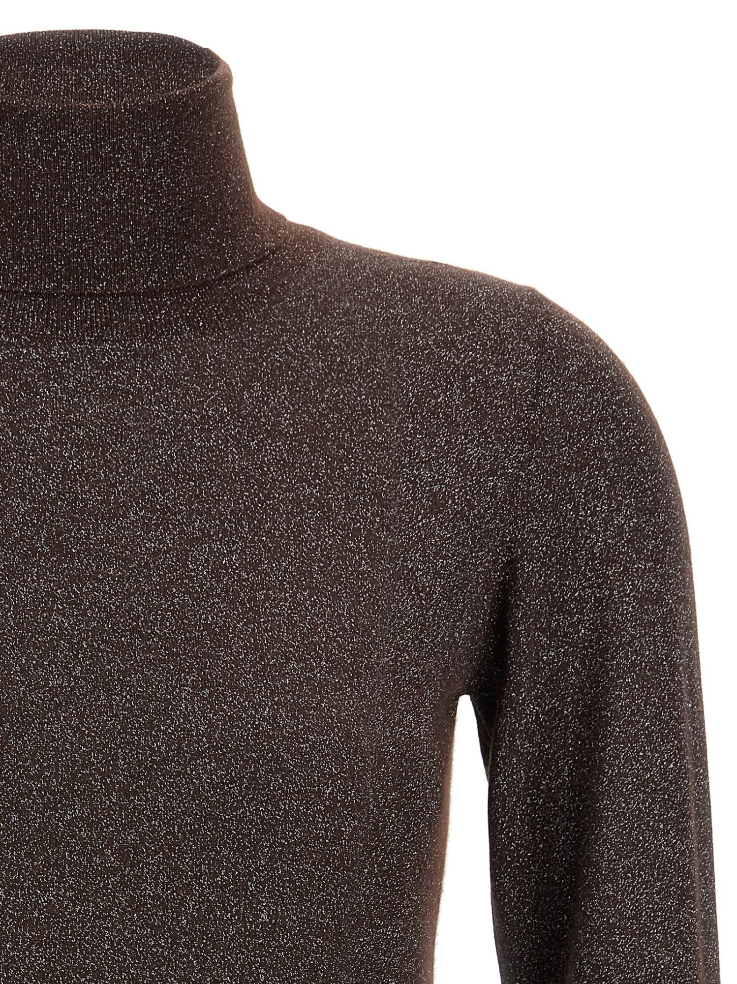 Brunello Cucinelli Sparkling Sweaters And Cardigans Brown