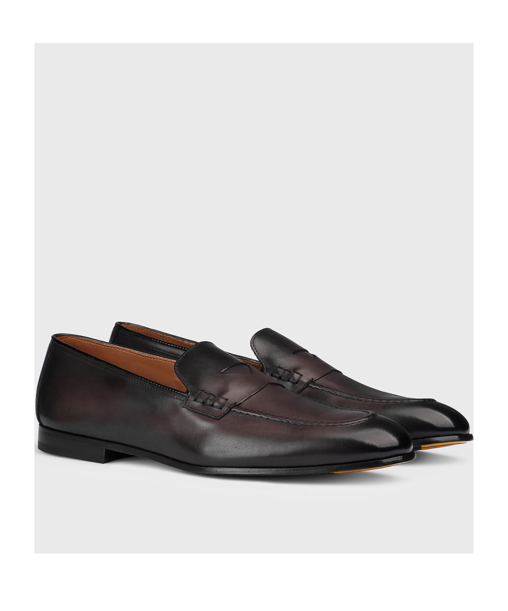 DOUCAL'S DOUCAL'S PENNY-SLOT SLIP-ON LOAFERS