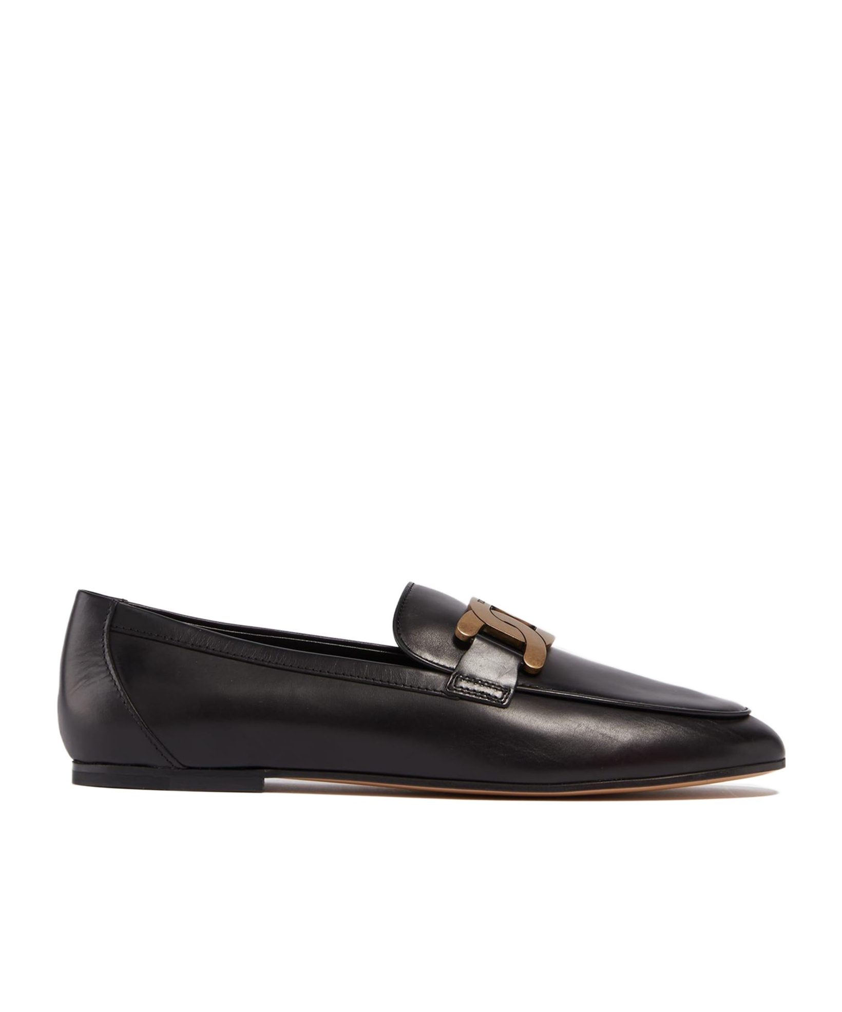 Tod's Polished Loafer In Black