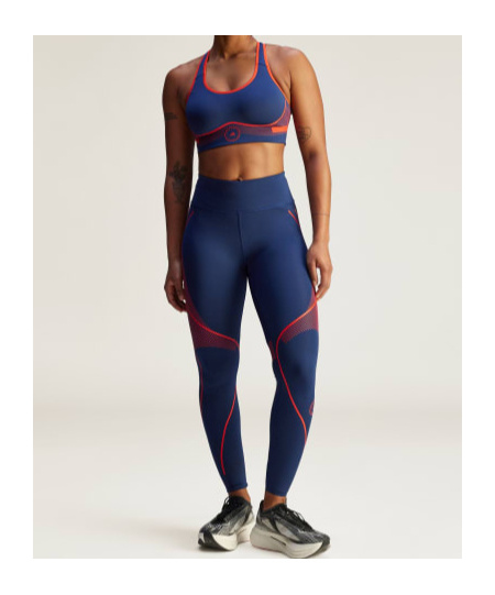 Shop Adidas By Stella Mccartney Truepace Leggings In Blue