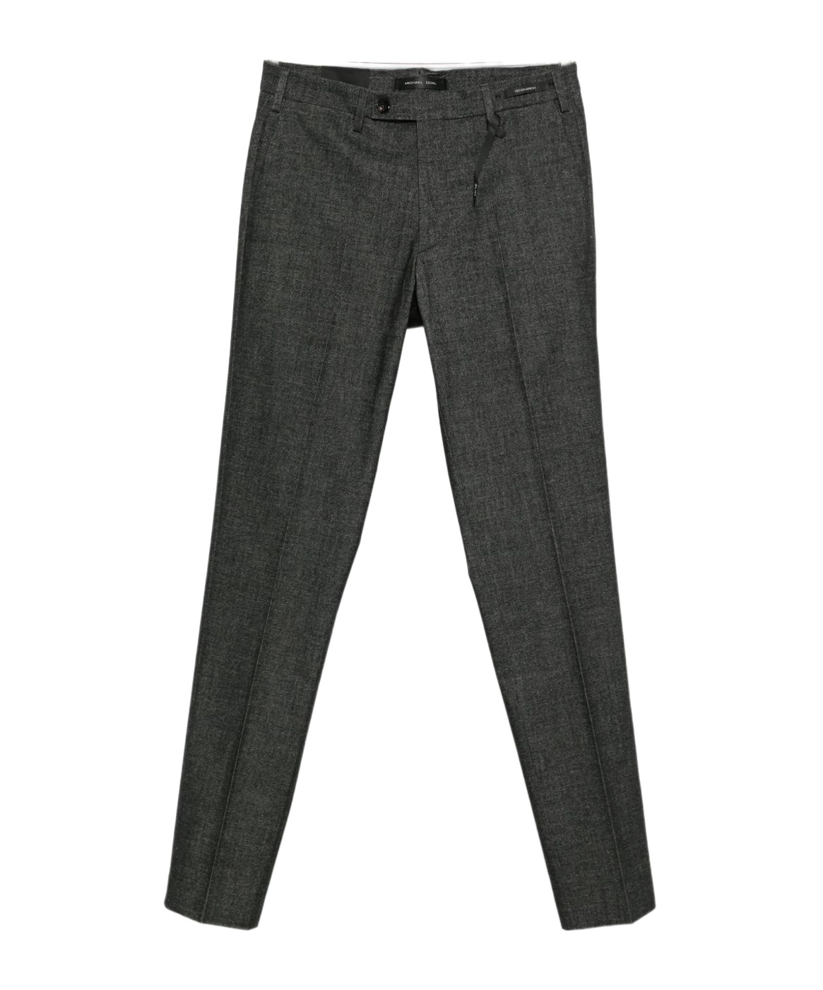 Michael Coal Belt Loop Trousers In Gray