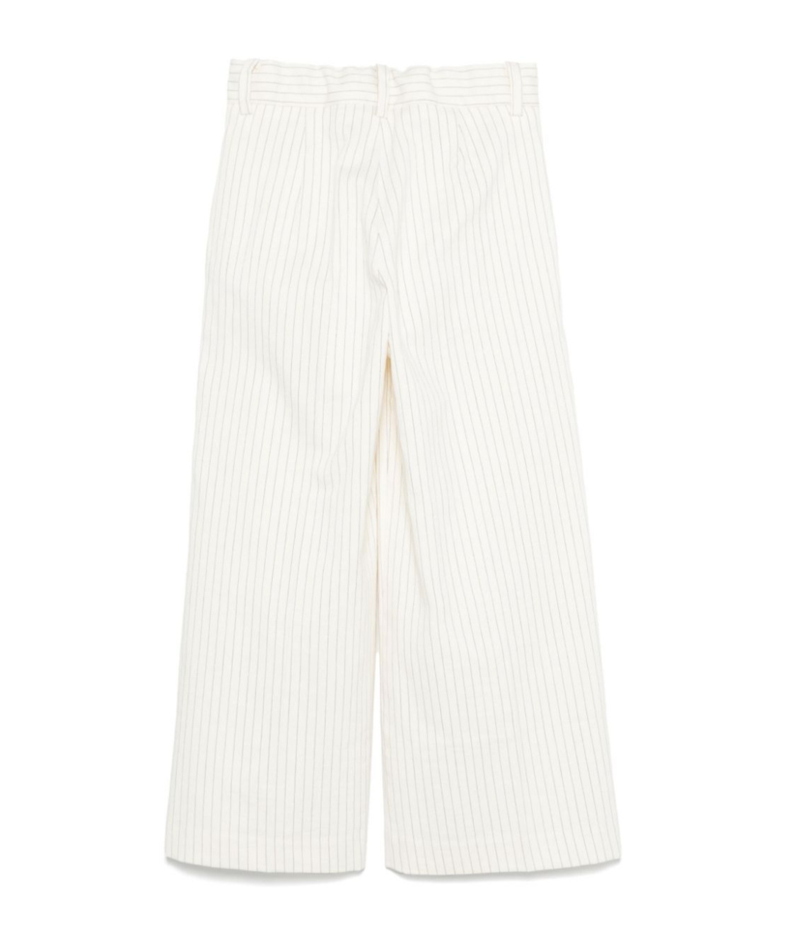 Il Gufo Striped Trousers In White
