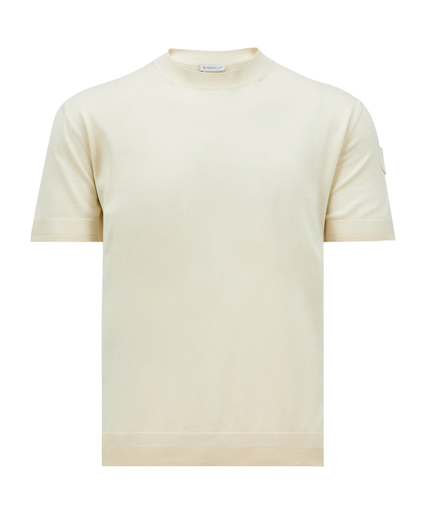 Moncler Item O-neck Short-sleeved T-shirt In White