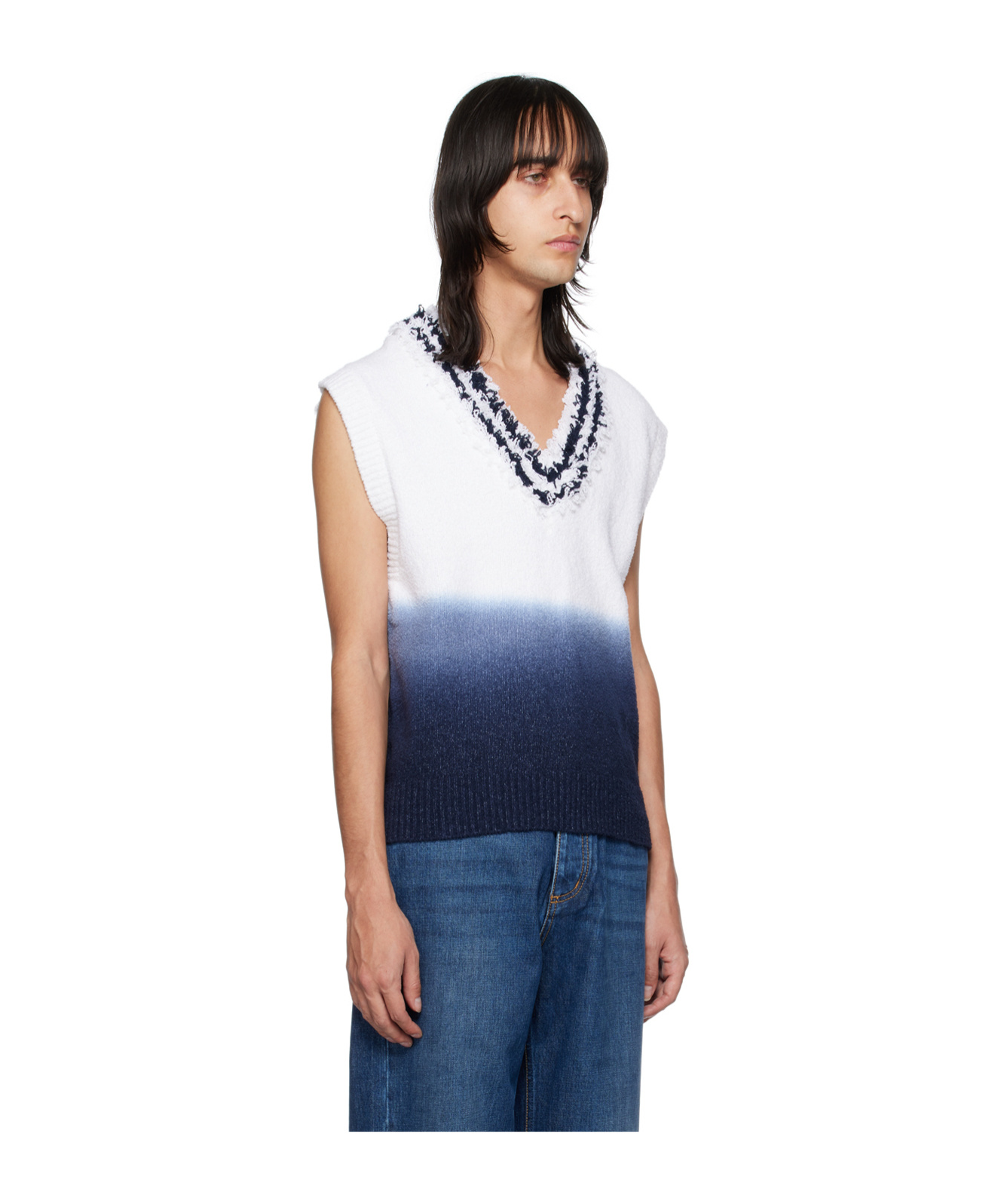 Eytys V-neck Sleeveless Sweater In Multicolor