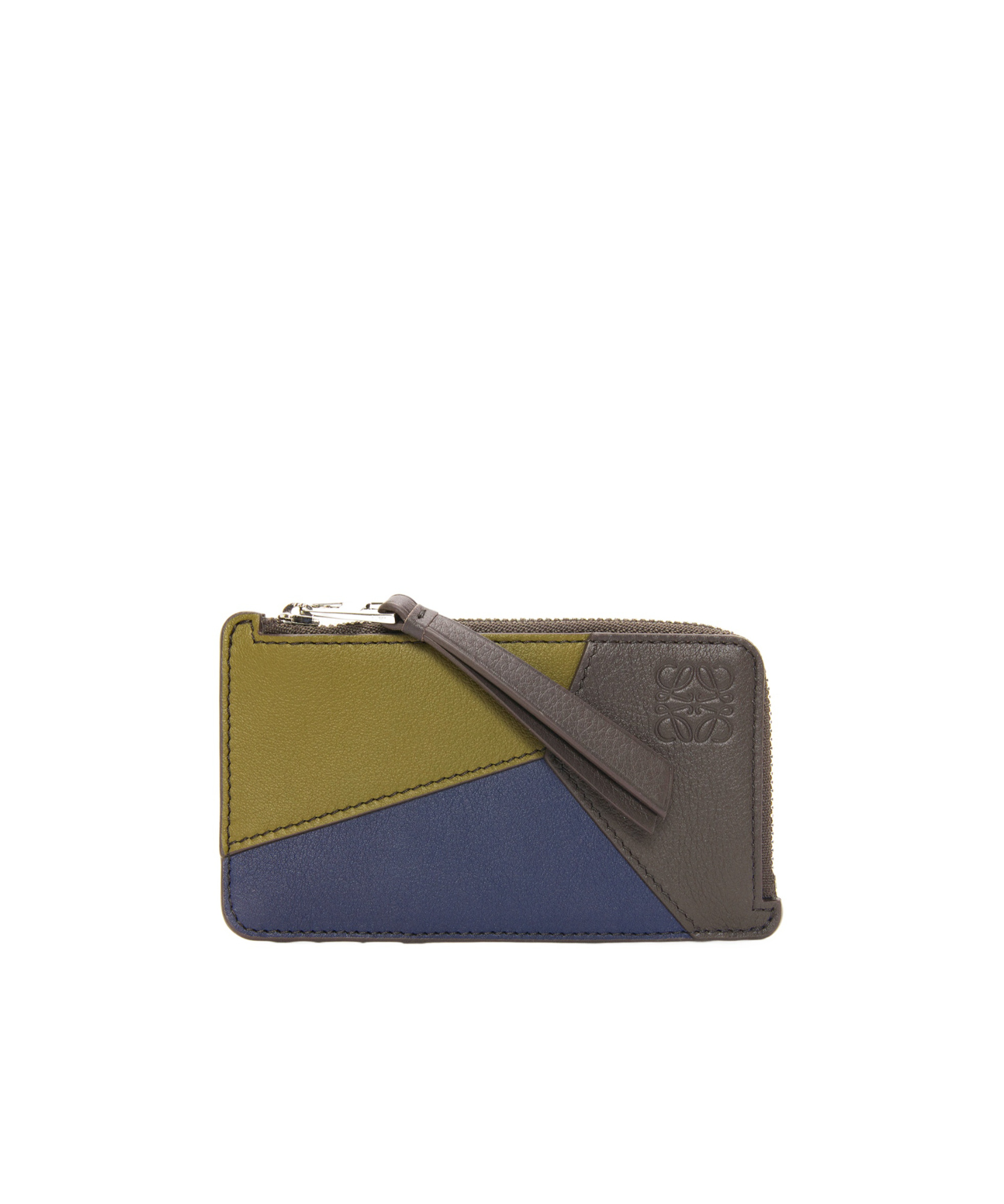 Loewe Puzzle Zipped Coin Cardholder In Multi