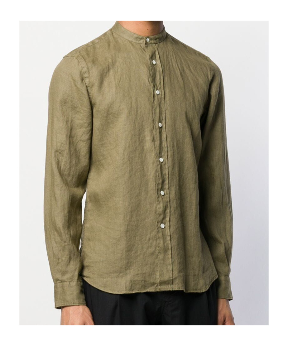 Shop Aspesi Long-sleeved Shirt In Green