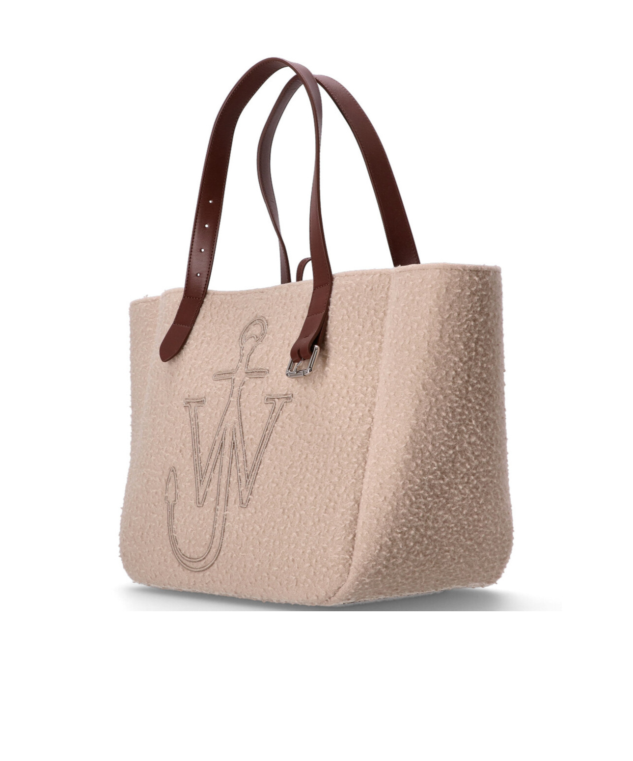 Jw Anderson Logo Embroidered Shopper Bag