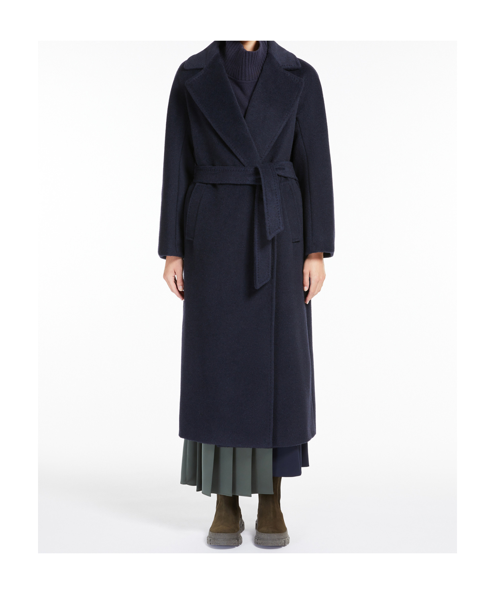 WEEKEND MAX MARA WOOL WRAP COAT