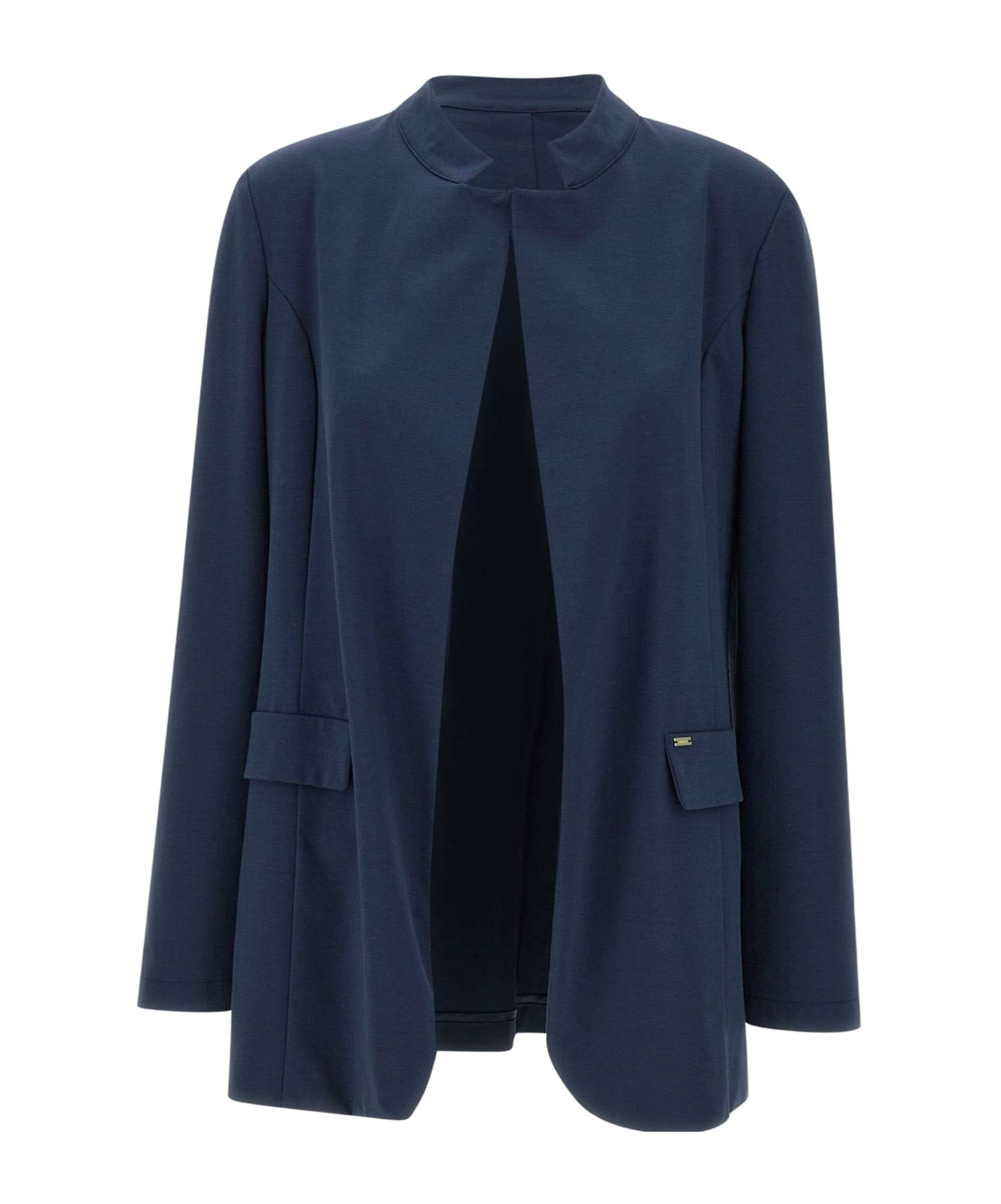 Kaos Stretch-cotton Blazer In Blue