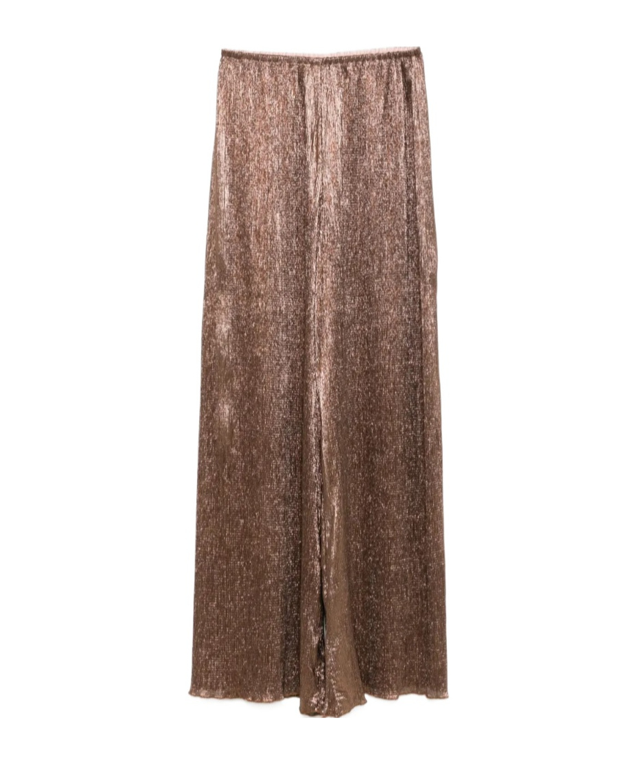 Forte Forte Elastic Waist Casual Pants In Brown