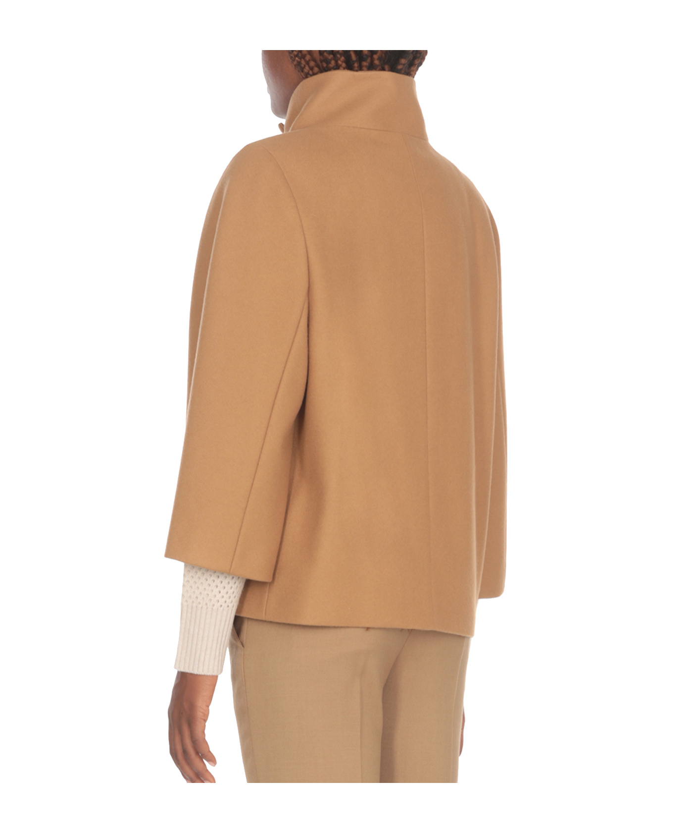 Fay Wool Coat In Nude