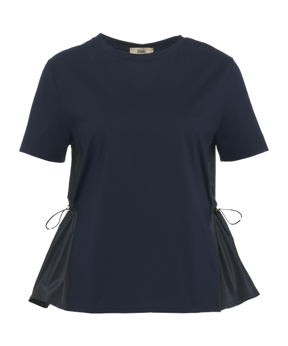 Herno T-shirt With Drawstring Clothing In Black