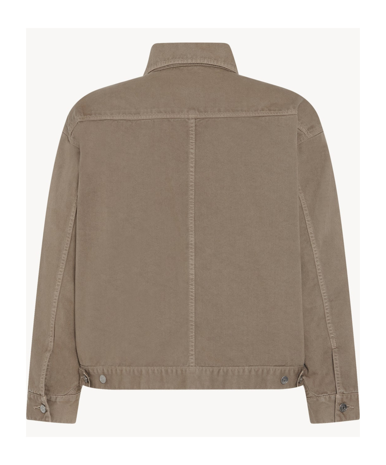 The Row Marcus Cotton Jacket In Brown