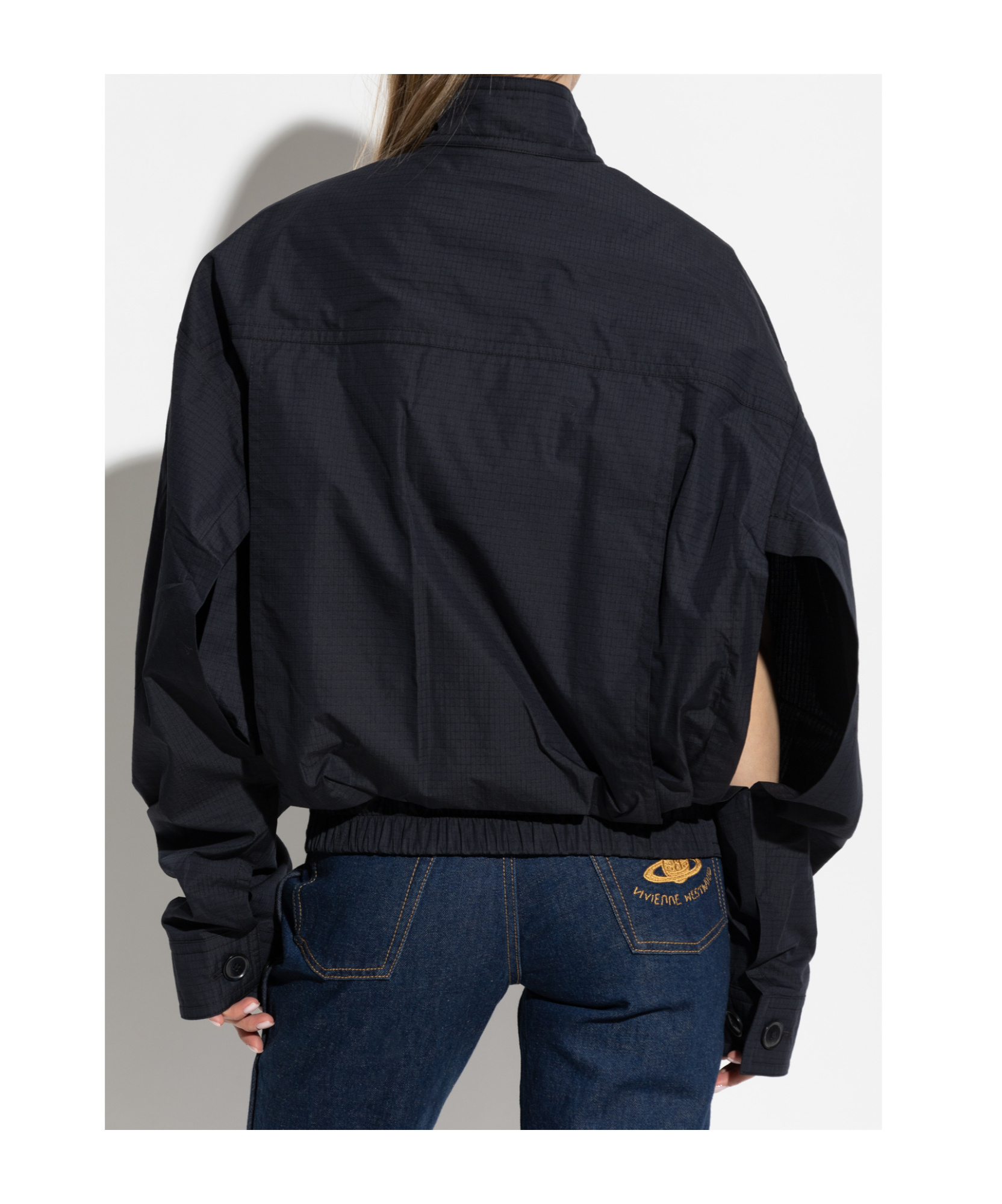 Vivienne Westwood Orb-plaque Jacket In Navy Blue