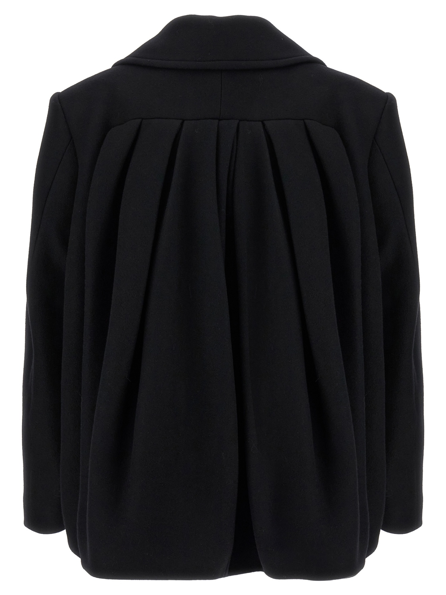 Dries Van Noten Lapel Long-sleeved Suit Jacket In Black