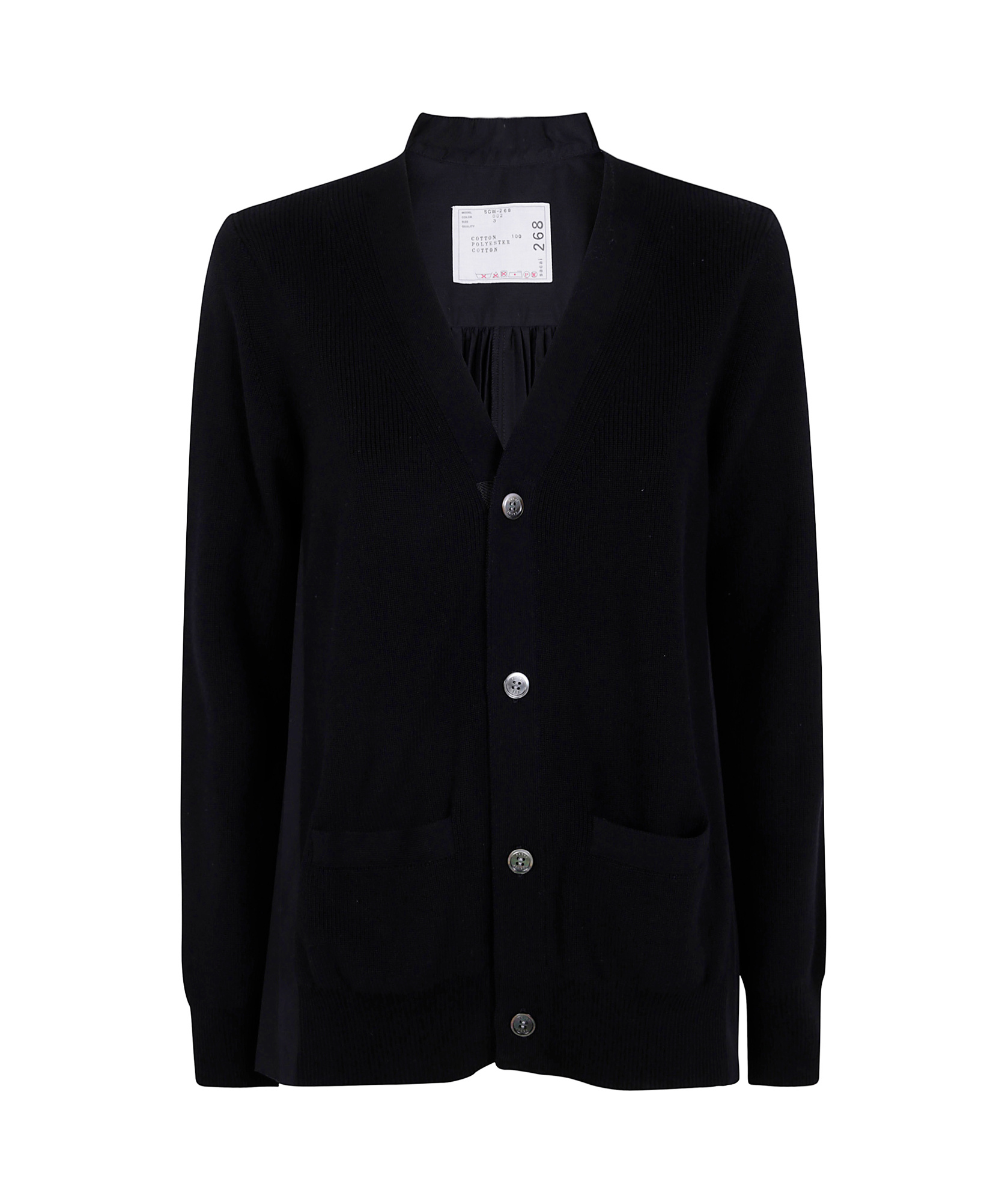 SACAI PLEATED SHIRT 