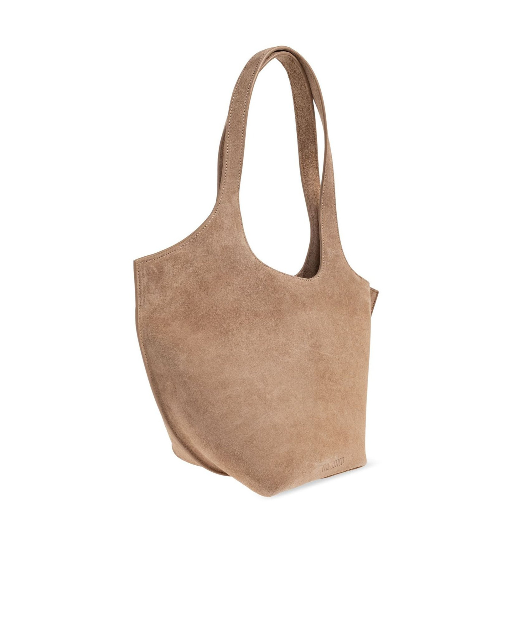 Attico Medium La Scoop Tote Bag In Neutral