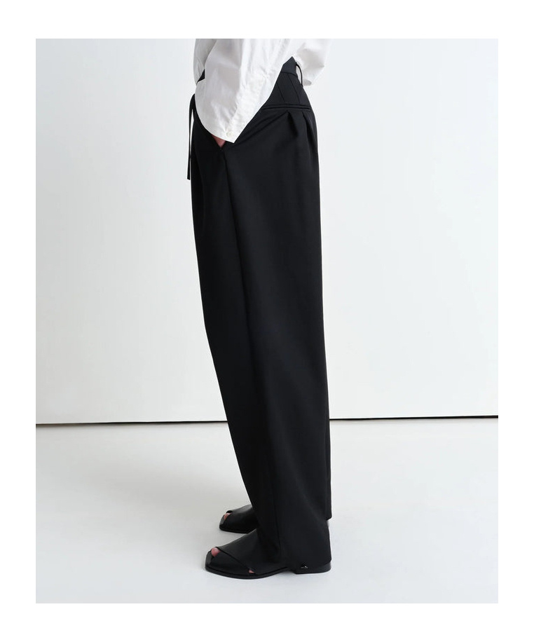 LEMAIRE LEMAIRE PLEATED DRAWSTRING TROUSERS
