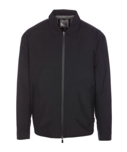 Herno Windproof Jacket Casual Jackets And Parka Black In Black