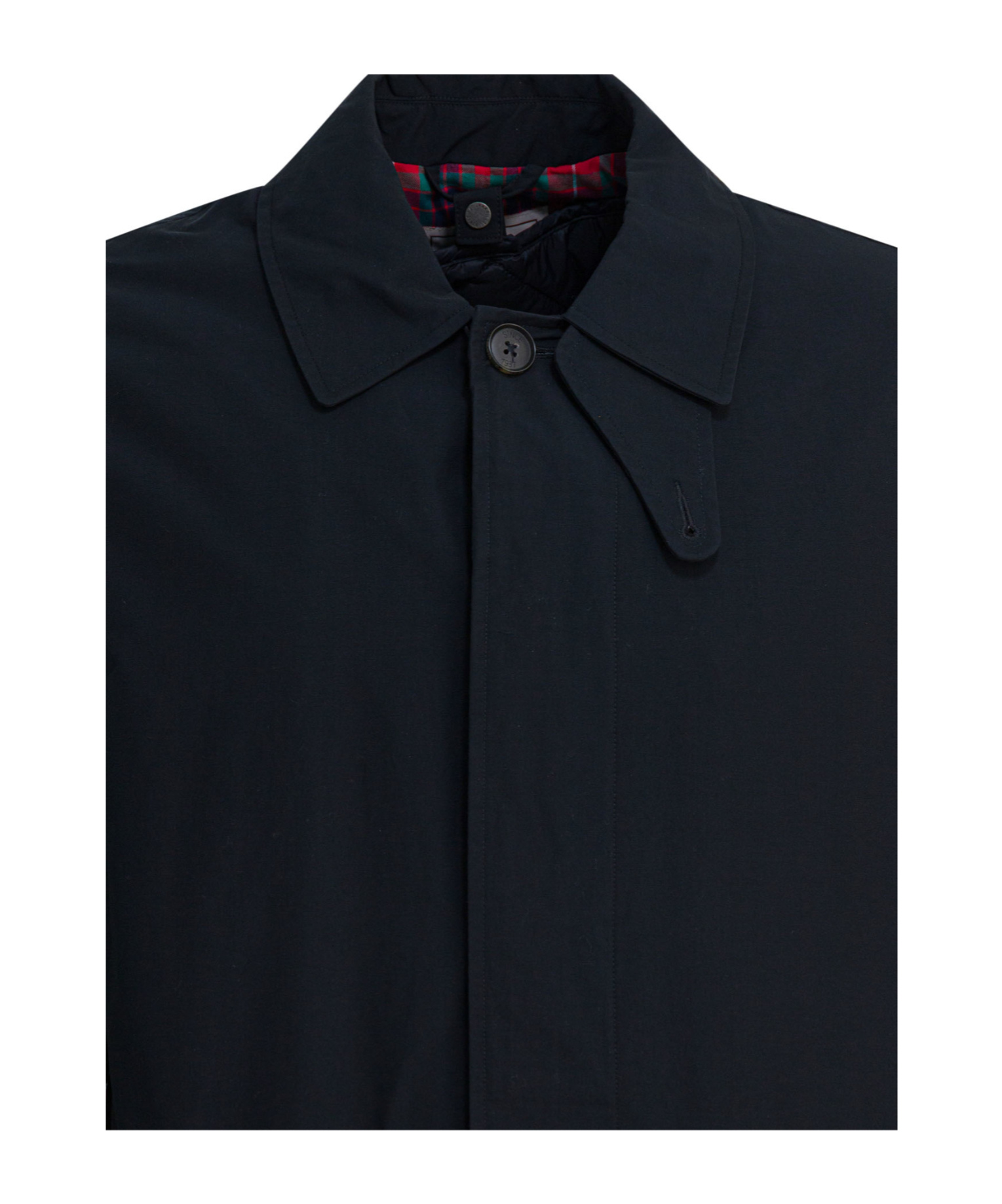 Baracuta Buttoned Coat In Blue