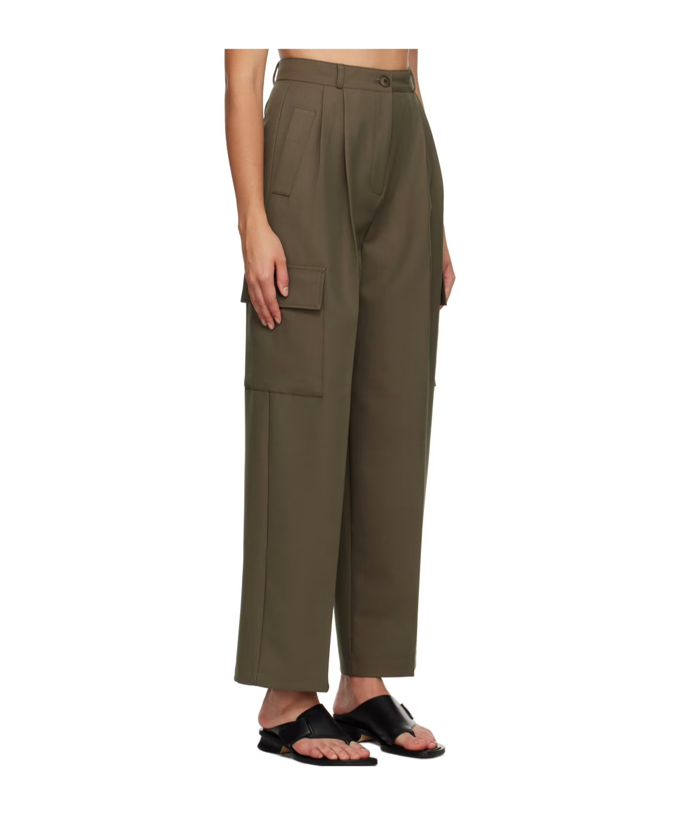 The Frankie Shop Maesa Wide-leg Cargo Pants