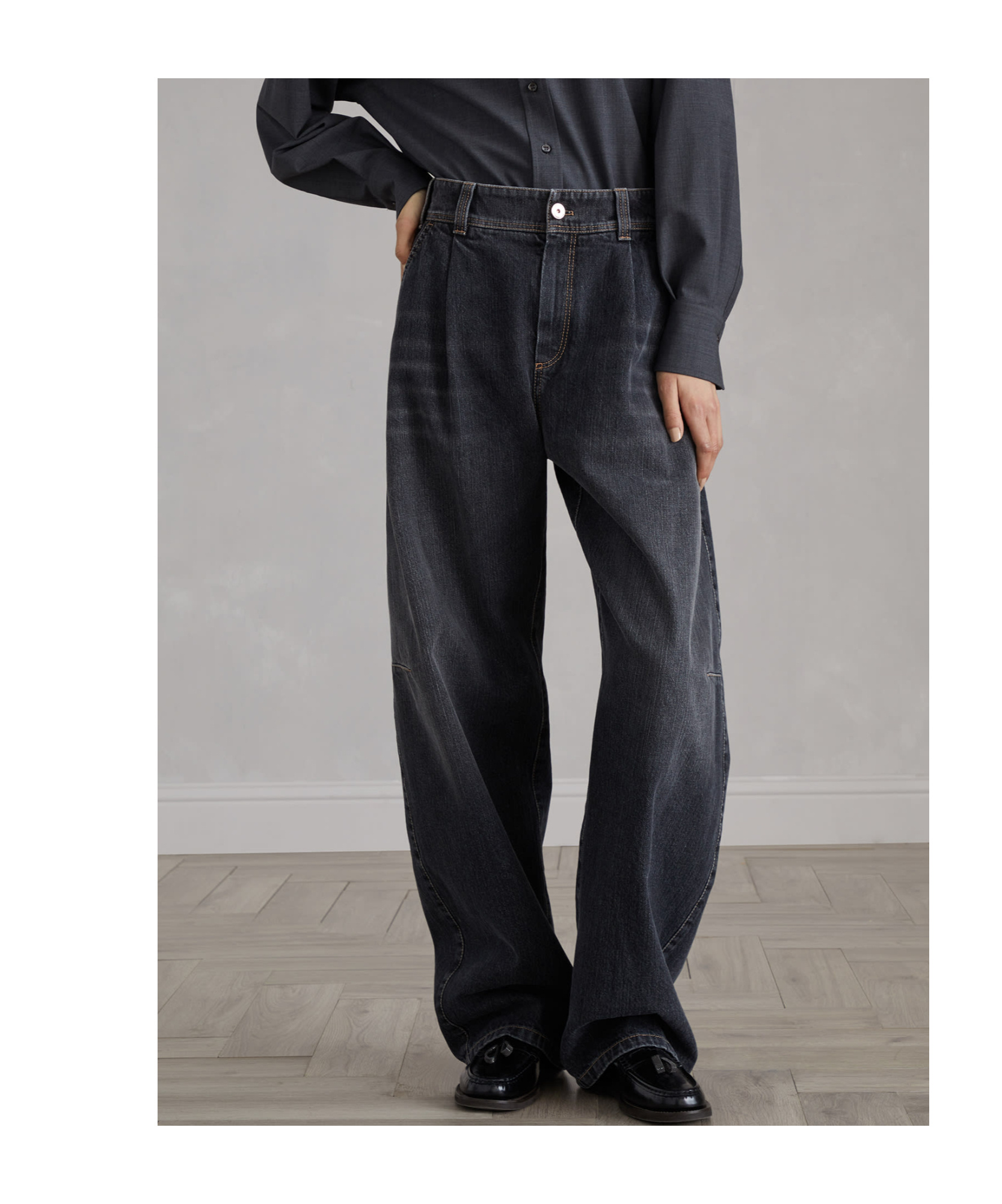 Brunello Cucinelli Jeans In Black