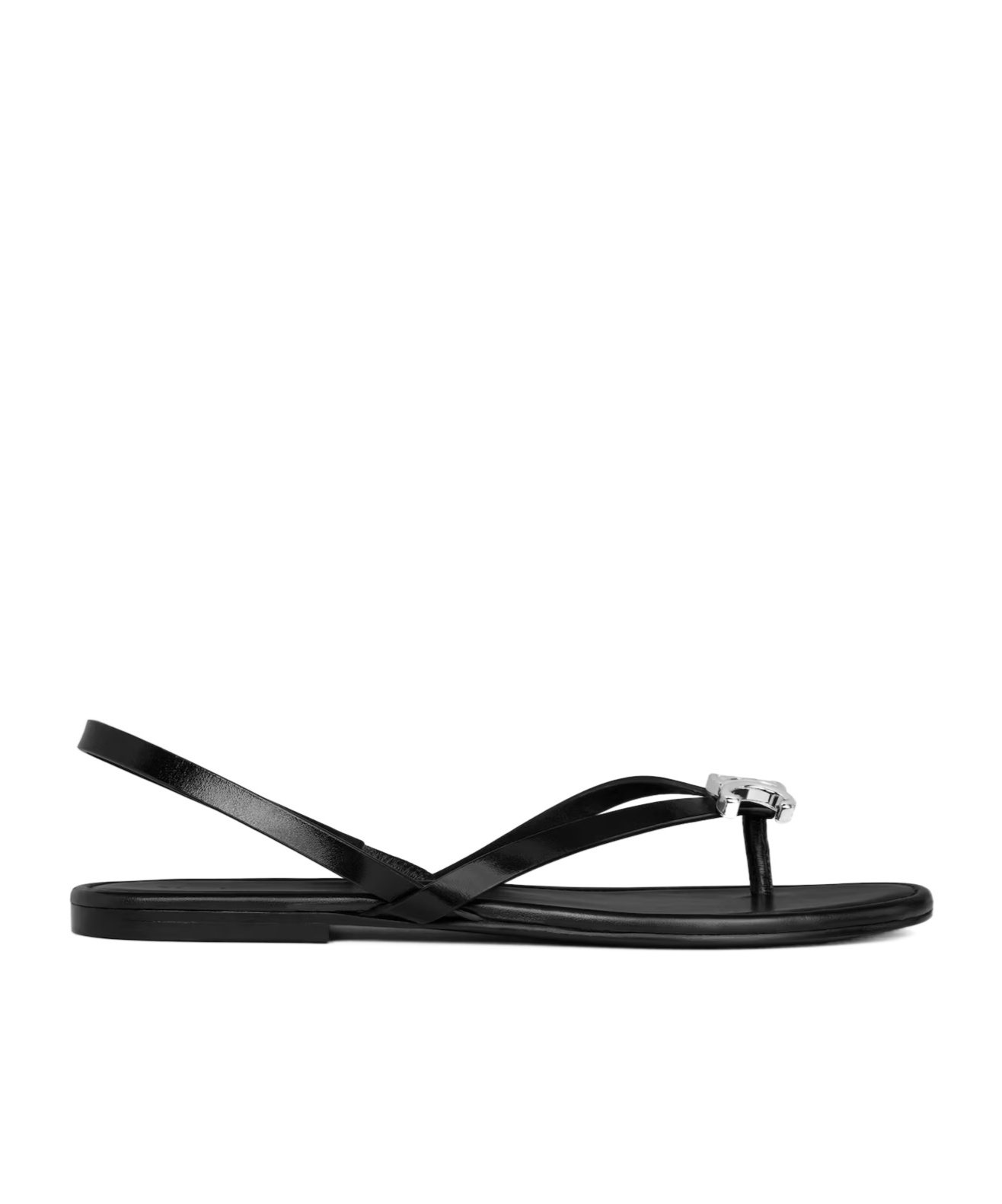 Celine Biki Sandal In Calfskin In Black