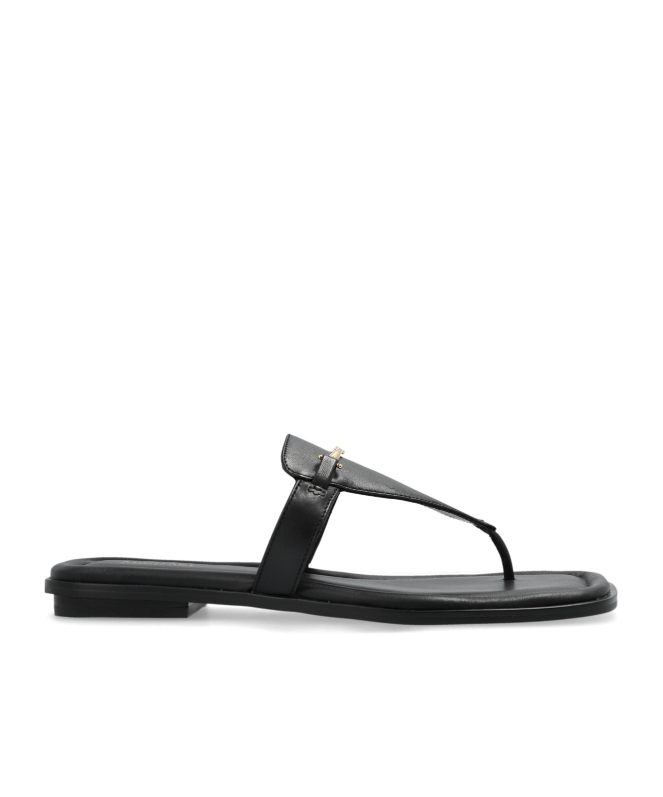 Michael Kors Toe Slippers In Black