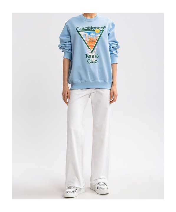 Casablanca Metaphysical Tennis Icon Printed Sw In Blue
