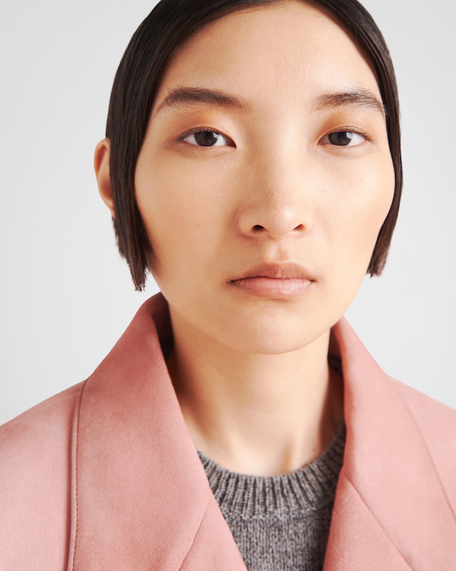 Prada Suede Jacket In Pink