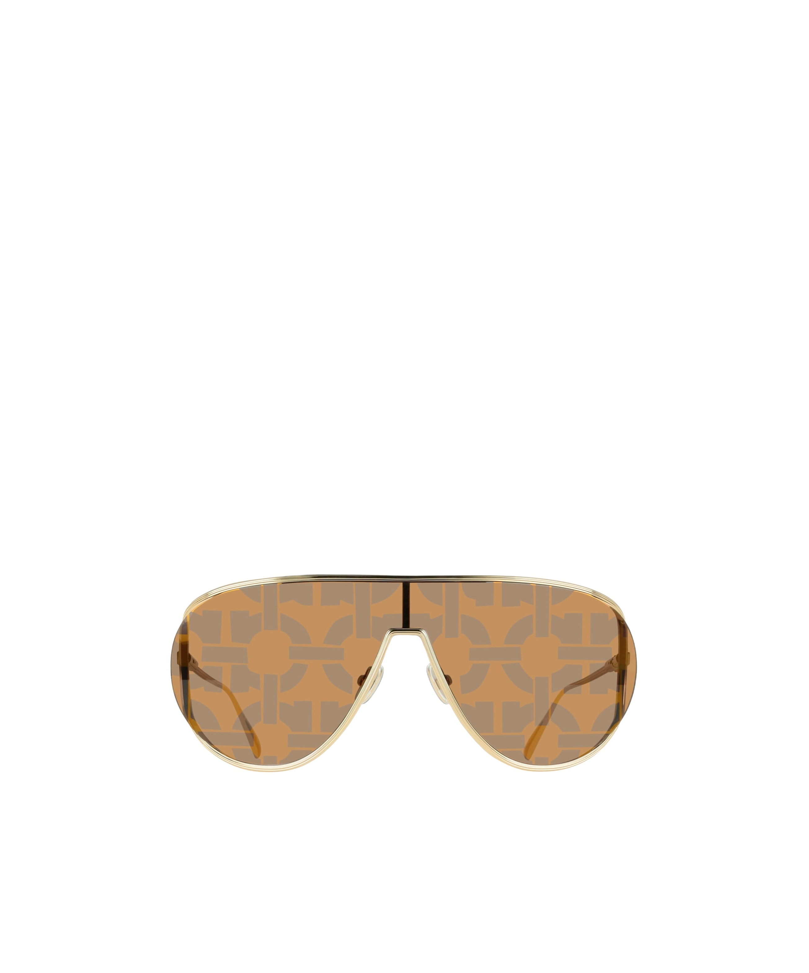 Ferragamo Aviator Sunglasses In Brown
