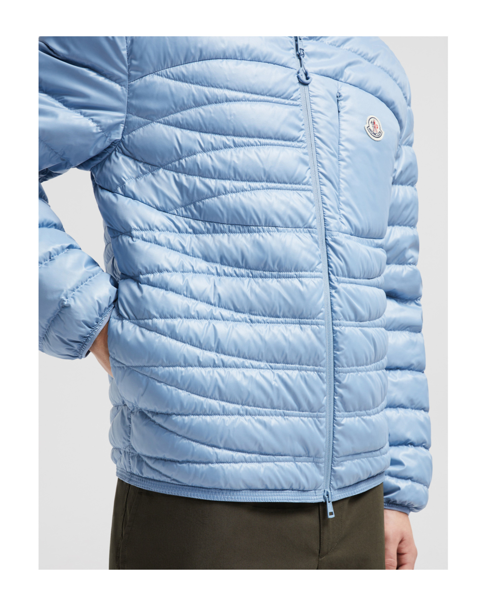 Moncler Leveche Padded Jacket In Blue
