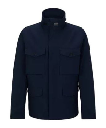 Hugo Boss Men's P Cardello Trench Coat In Black