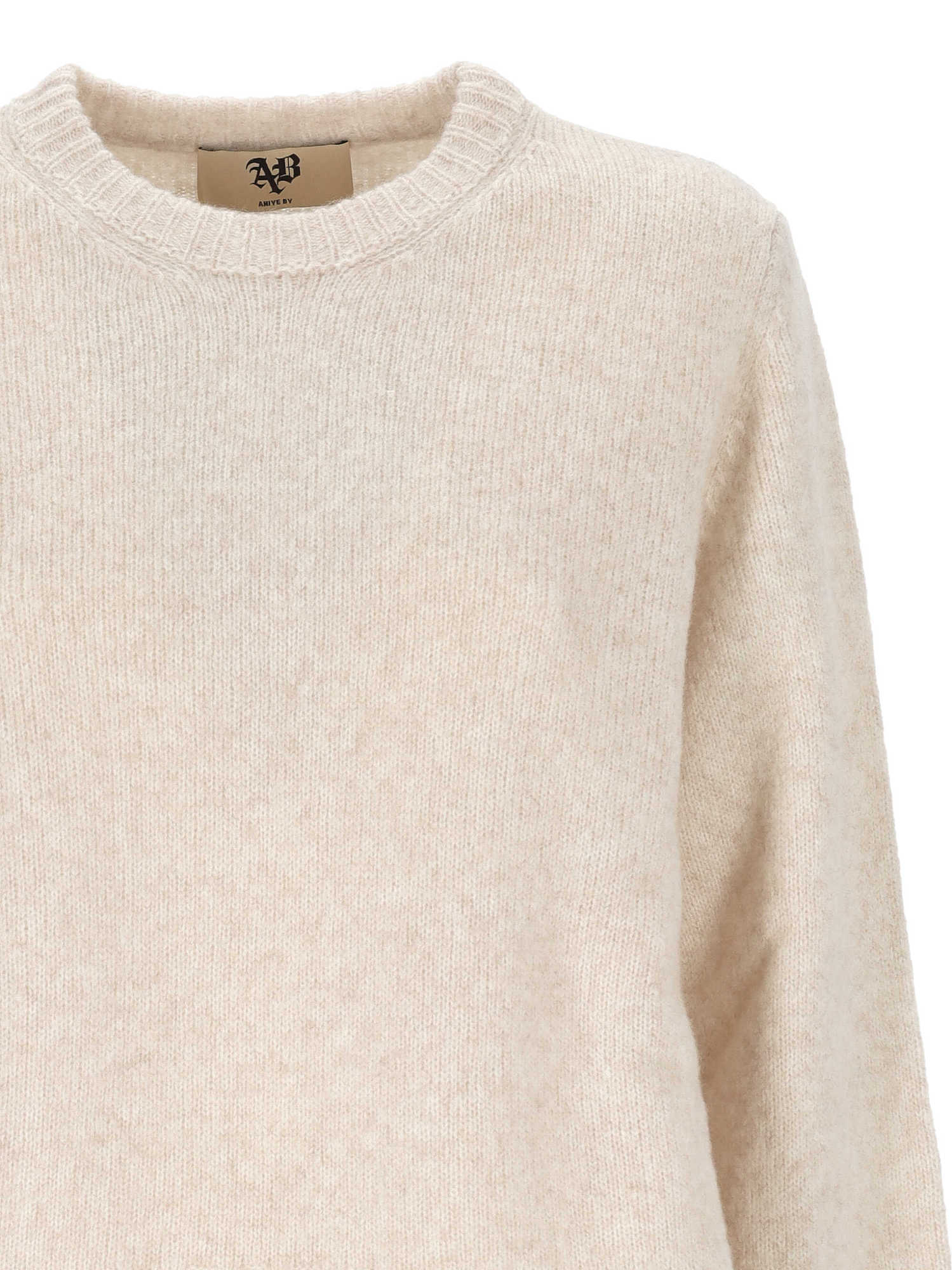 Aniye By Crew Neck Long Sleeve Sweater In Neutral