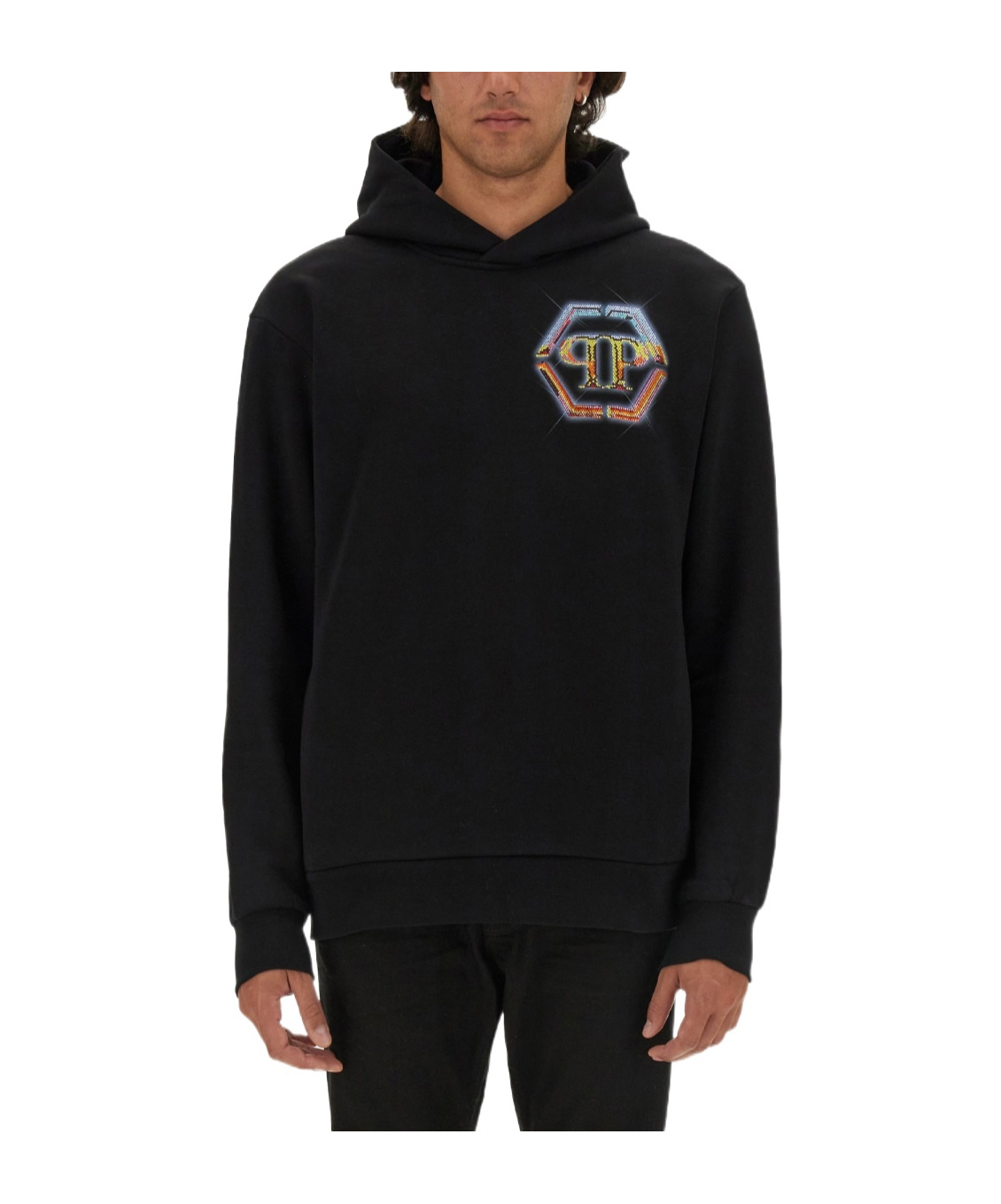Philipp Plein Sweatshirt With Logo In Black