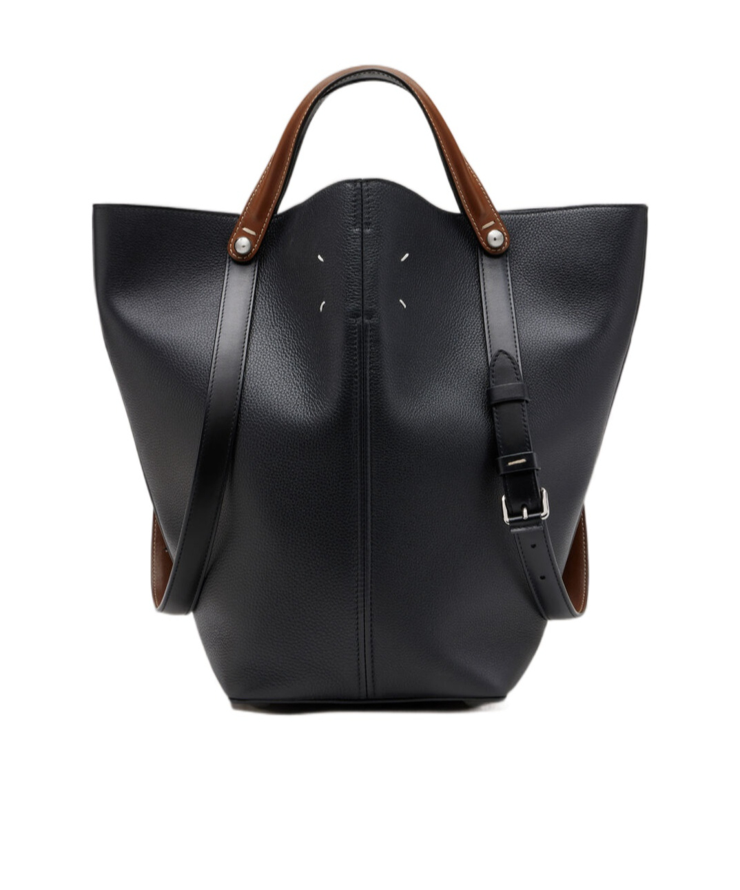 Maison Margiela Medium Dress-age Shoulder Bag In Black