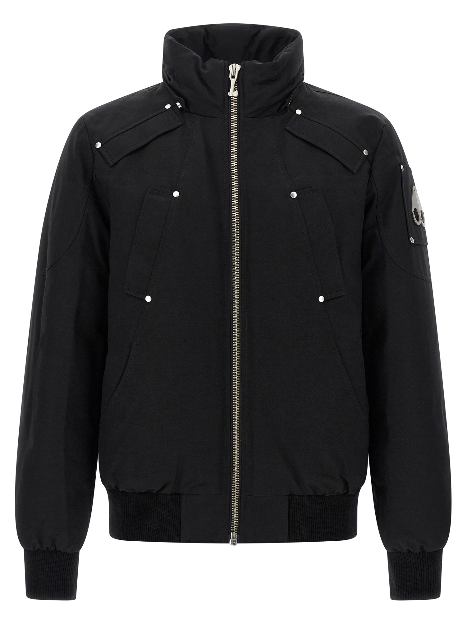 Moose Knuckles Original Ballistic Down Jacket In Black