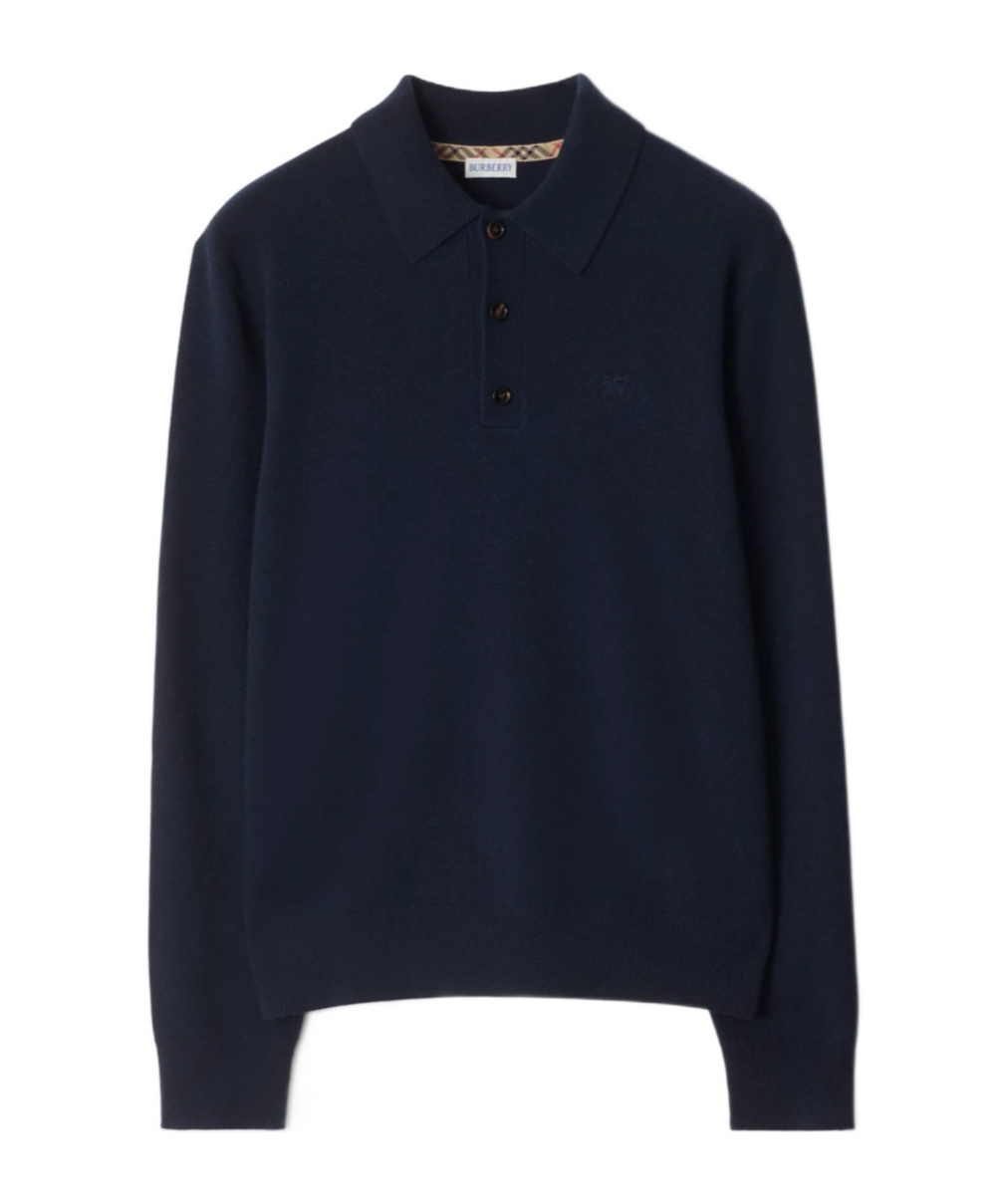Burberry Cashmere-blend Polo Shirt