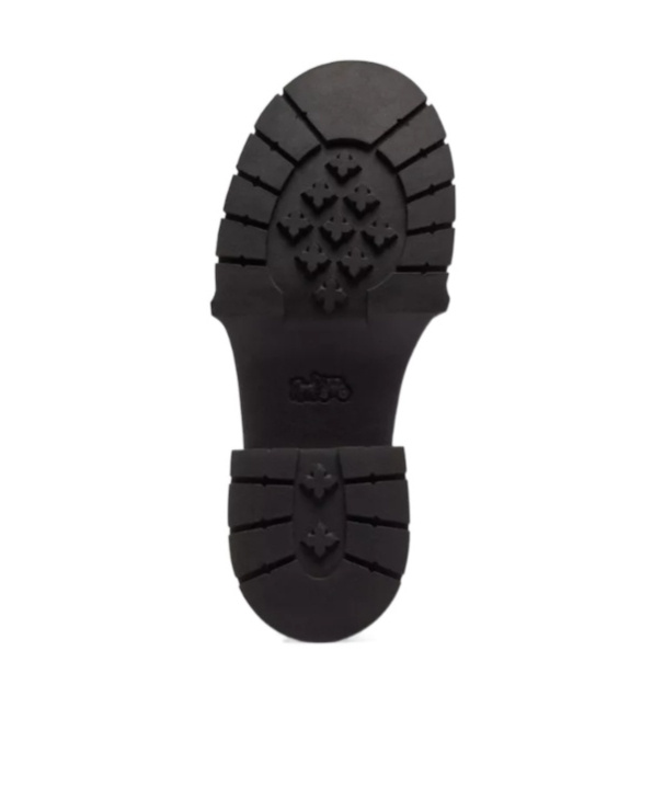 Coach Leah Platform Loafer In Loved Leather In Black