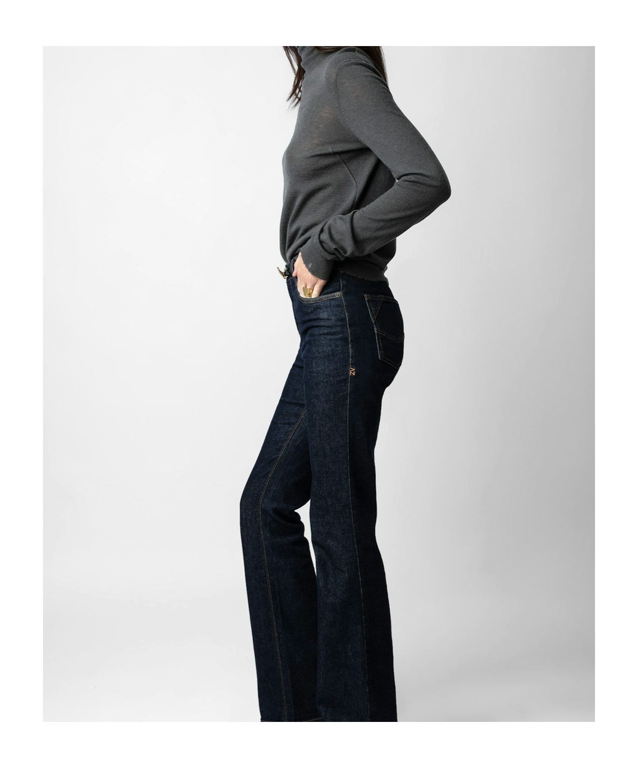 Zadig & Voltaire Bobby Distressed-effect Cashmere Jumper In Black