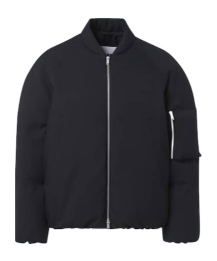 JIL SANDER OVERSIZED GABARDINE DOWN JACKET