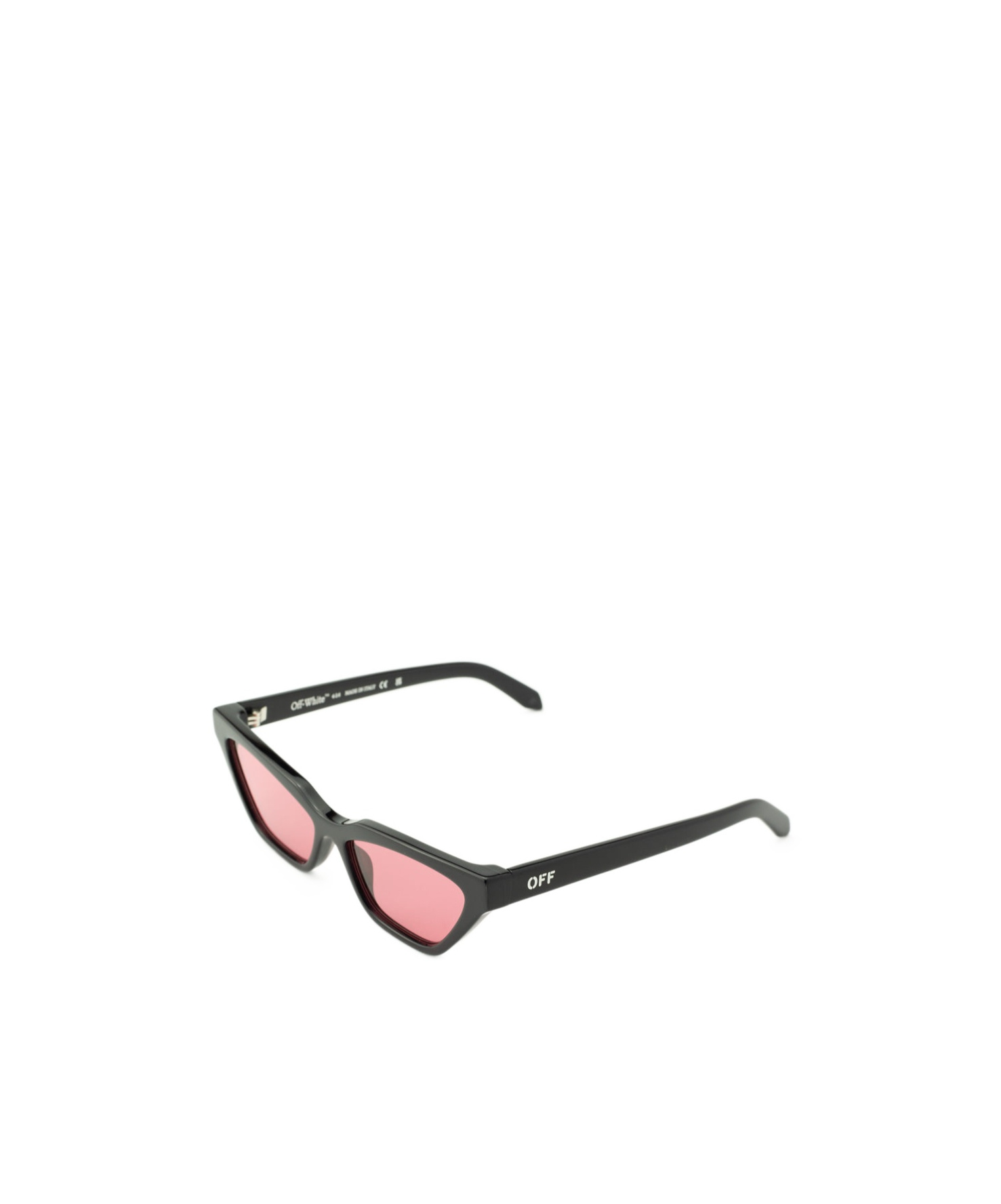 Off-white Geometric Frame Sunglasses In Pink