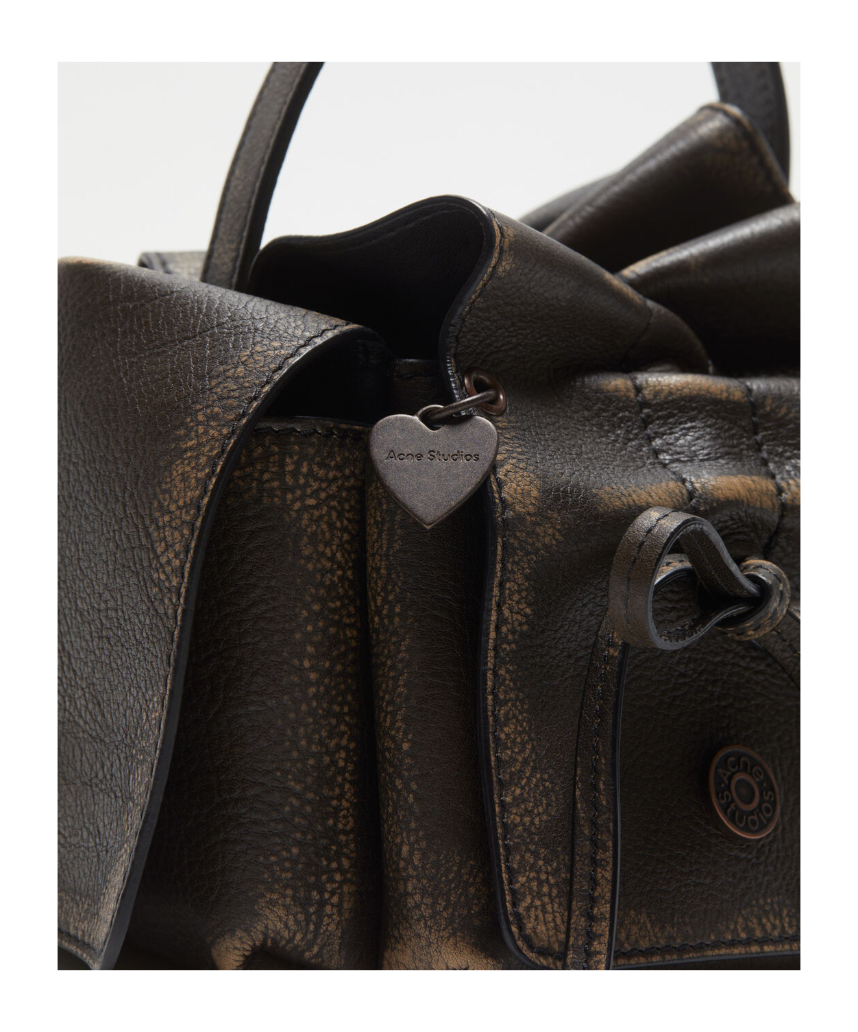 Acne Studios Mini Multi-pocket Crossbody Bag In Black