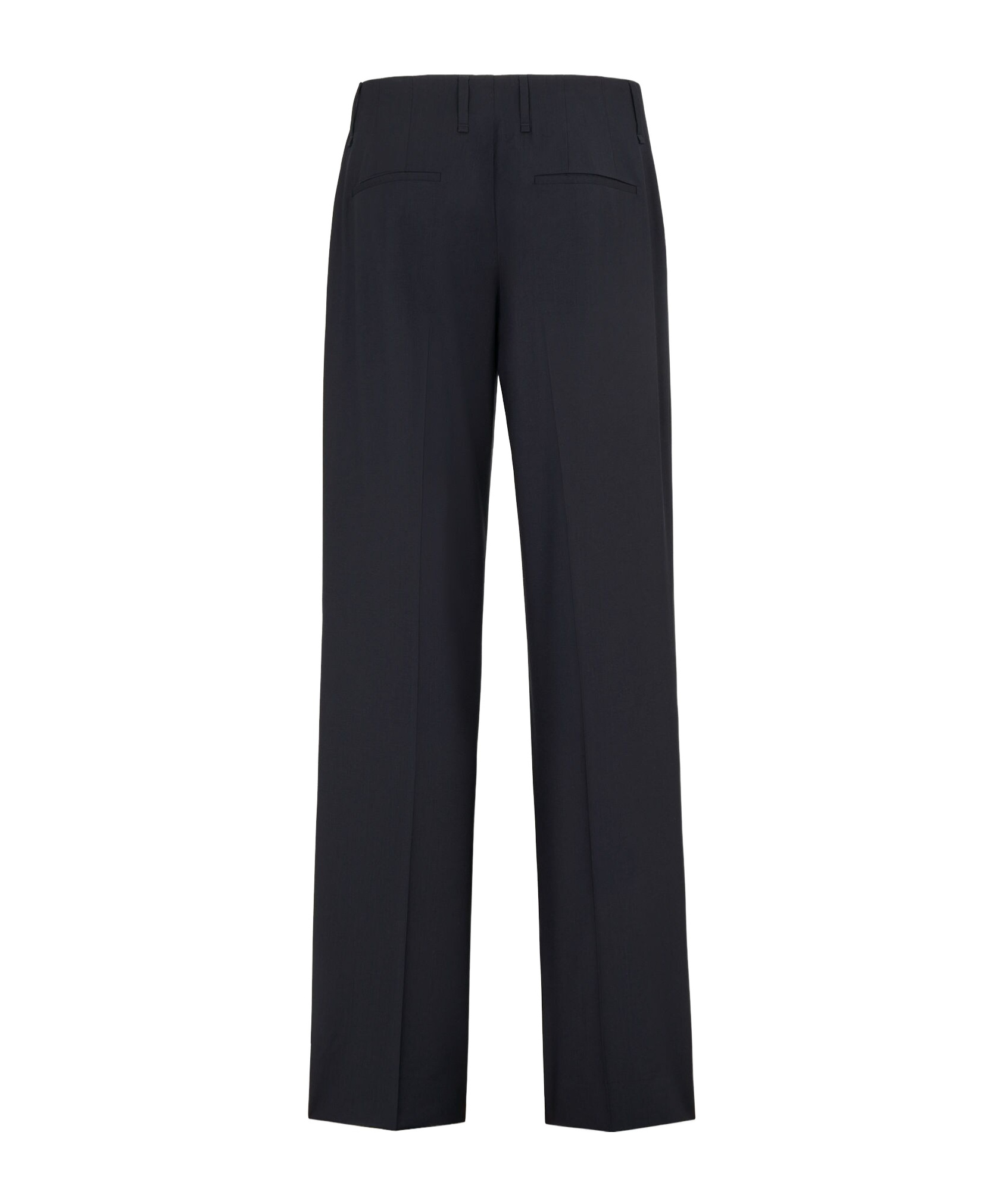 Fendi Logo Patch Casual Pants In Black