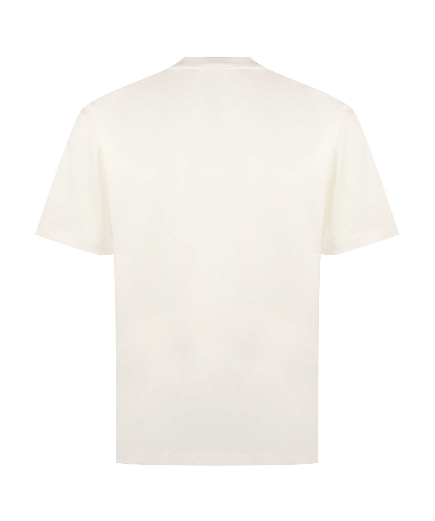 Giorgio Armani Logo-appliqué Cotton T-shirt In White