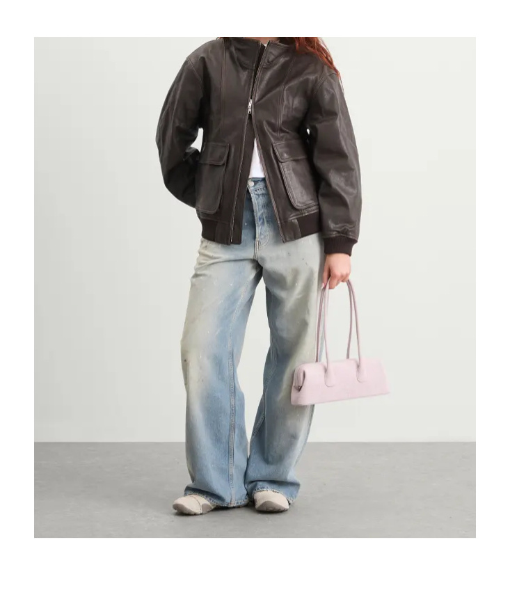 Dunst Leather Outerwear  In Black